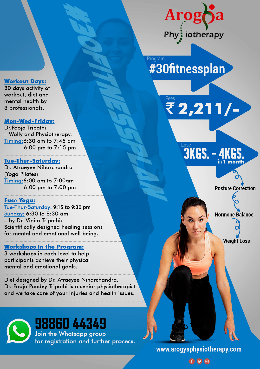 30 Day Fitness Plan Schedule and Details
